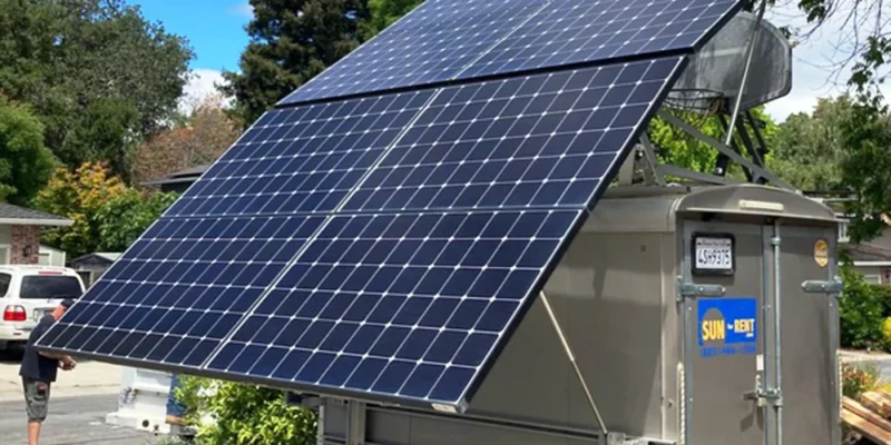 Solar-powered generator rental Dubai
