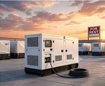 rental generator in ajman