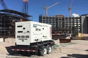 Temporary Generator Rental for Construction Projects