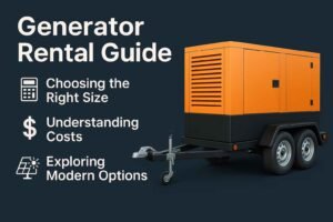 When Should You Rent a Temporary Generator?